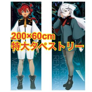 【値下げしました】【未開封】機動戦士ガンダム 水星の魔女 等身大風タペストリー エラン・ケレス