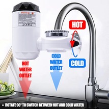 お買得◆簡易給湯器　電気温水器　瞬間加熱　蛇口取付　キッチン　シャワー　3000w／110v　USプラグ_画像1