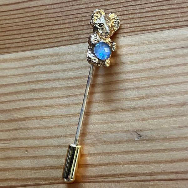コアラ ブローチ 石付き アクセサリー ピンブローチ ペンダント ラベルピン
