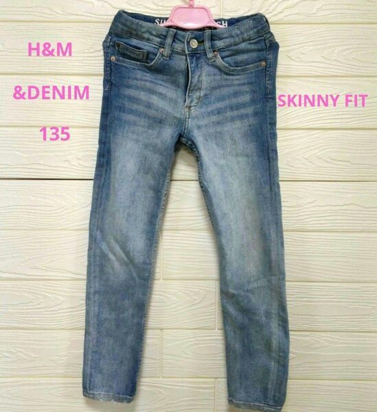 H&M &DENIM 135 8~9y スキニーフィット