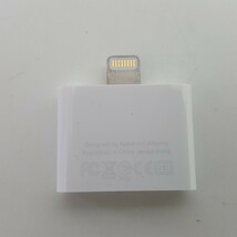 【 Apple Lightning 30ピンアダプタ 】 Apple Lightning 30ピンアダプタ 純正 変換アダプタ iPod iPad iPhone ライトニング Model A1468_画像2