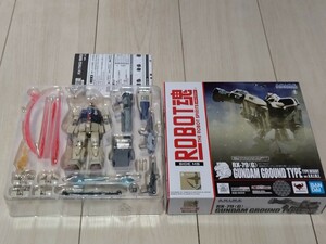 即決 極美品 ROBOT魂 機動戦士ガンダム SIDE MS RX-79（G）陸戦型ガンダム砂漠仕様 ver.A.N.I.M.E.ロボット魂 フィギュア 第08MS小隊