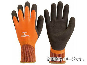 トラスコ中山 防寒天然ゴム手袋 LLサイズ TWBG-LL(8246658)