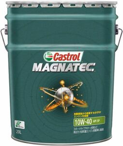 カストロール(Castrol) エンジンオイル マグナテック 20L 10W-40 部分合成油 入数：1缶