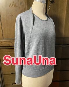 新品 SunaUna ニット