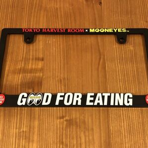 1枚 送料込み 新基準 全面適用 ライセンスフレーム TOKYO HARVEST ROOM x MOONEYES ロゴ ムーンアイズ mooneyes 車用 ナンバーフレーム