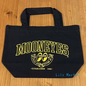 MOON Speed and Custom Acc. ミニ トート バッグ 送料込み ダーク ネイビー mooneyes ムーンアイズ　moon eyes キャンバス トートバッグ