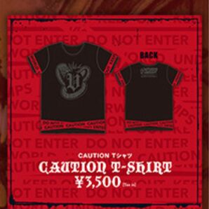 VAMPS グッズ CAUTION Tシャツ Mサイズ