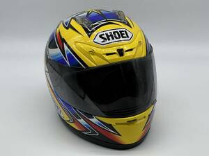 SHOEI ショウエイ X-8 RS KATO YELLOW 加藤大治郎 X8 Rs イエロー フルフェイスヘルメット Mサイズ