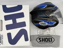 SHOEI ショウエイ J-FORCE IV BRILLER ジェイ-フォース フォー ブリエ J-FORCE4 BLUE/BLACK ジェットヘルメット XLサイズ_画像1