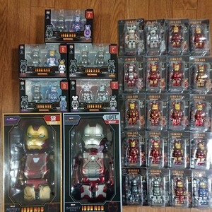 ハッピーくじ MARVEL IRON MAN アイアンマン THE INFINITY SAGA 全種セット LAST賞・SP賞・ペアボックス賞ABCDE・ベアブリック賞 1～20