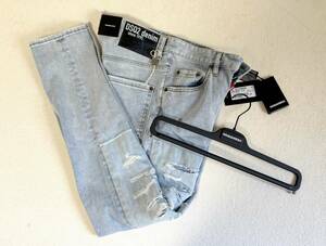 ◆DSQUARED2ディースクエアード◆クラッシュ×パッチワークデニム◆44◆SKATER JEAN◆