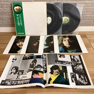 ポスター・ポートレート・帯付◆美盤 2LP◆The Beatles(ビートルズ)「The Beatles(ホワイト・アルバム)」◆1973年 AP-8570~71◆john lennon