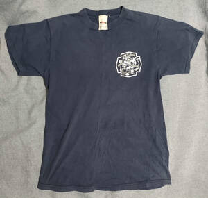 古着　RESQUAD FIRE FIGHTERS　消防士　N.Y. Tシャツ　レスキュースクワッド　ファイヤーファイターズ