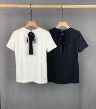 ★MAXMARA★正規24春夏新作マックスマーラバレエ柄コットンTシャツ/2色送料無料_画像5