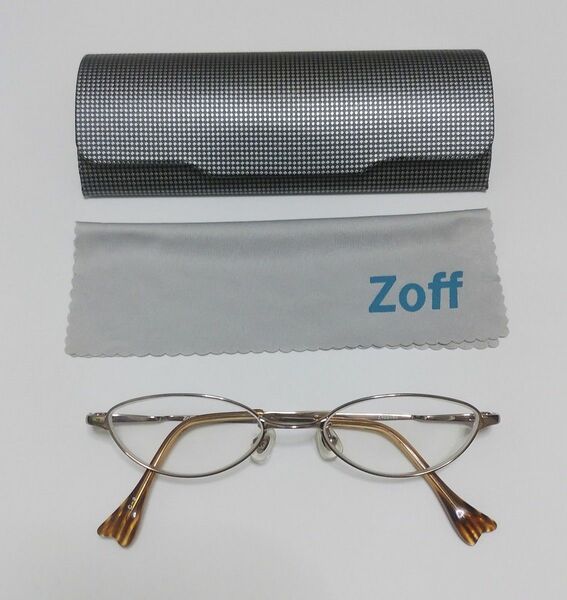 Zoff 眼鏡 メガネ ケース付 度数入り フォックス