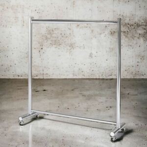  chrome plating steel hanger 150 with casters / hanger rack pipe hanger store furniture storage in dust real 