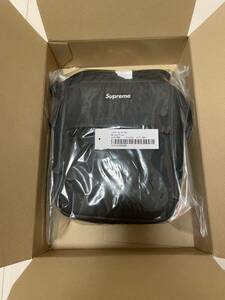 【新品未使用】 Supreme Leather Shoulder Bag Blackレザー ショルダーバック 