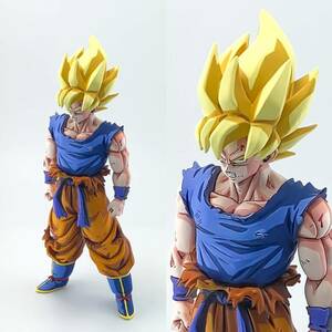 ドラゴンボール CLEARISE 超サイヤ人 孫悟空 リペイント 二次元彩色 2D DRAGON BALL SON GOKU figure アニメカラー