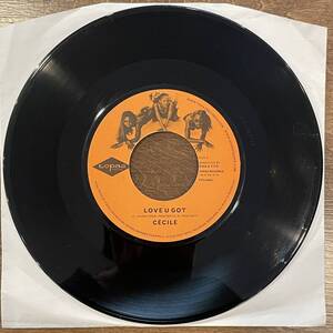 【中古・アナログレコード】cecile / Chukki Star / Love U Got / Love Di Style