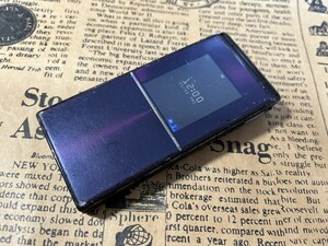 ■中古■保証付き■docomo F-03C パープル 判定○■0392