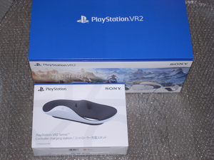 【美品 本体+公式充電スタンド】SONY PlayStation VR2 PSVR2 cfij-17001 コード使用済 コントローラー充電スタンド CFI-ZSS1J【送料無料】