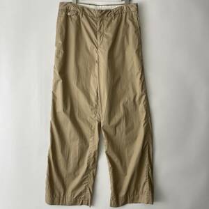 District -UNITED ARROWS- size/44 (hd) ディストリクト コットン ワイド パンツ スラックス イージー ベージュ 日本製 JAPAN pants