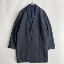 【極美品】MARKAWARE -MINIMALIST COAT- size/3 (tb) マーカウェア ミニマリスト コート デニム ウール チェスター ウール ジャケット_画像2