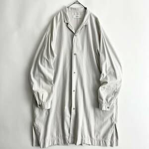 MARKA -SHIRT COAT- size/2 (je) 春夏 マーカ シャツ コート スプリング オーバーサイズ コットン アウター ビッグ オフホワイト 白 日本製