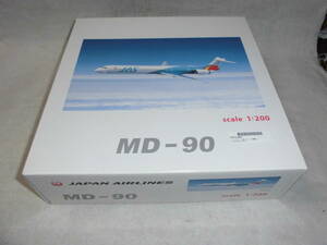 87 hogan/ Hogan 1/200 MD-90(6 serial number ) JAS die-cast model JA8069 unopened JAL/Jalux prompt decision have 