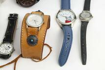 腕時計 おまとめ 大量 セット 革ベルト USED品 comovalentino ムーミン Baby-G CASIO WIRED DISNEY CROTON LONGINES BenRus LIBERTY ELEGIN_画像5