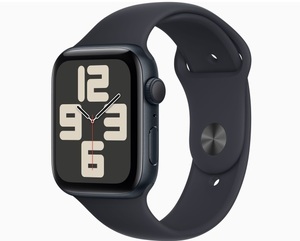 Apple Watch SE 第2世代 GPSモデル 44mm ミッドナイトアルミニウムケース [ミッドナイトスポーツバンド M/L] MRE93J/A