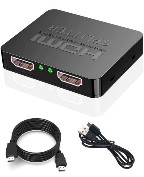 HDMI 分配器 1入力2出力 4K 60Hz