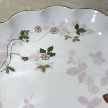 C481 WEDGWOOD ウェッジウッド ワイルドストロベリー WILD STRAWBERRY ペタルトレイ 1枚_画像2