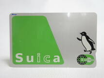 12290◆スイカ Suica【 横向き ペンギン 旧デザイン 】デポのみ 残高無し USED中古_画像1