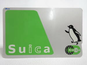 12291◆スイカ Suica【 横向き ペンギン 旧デザイン 】デポのみ 残高無し USED中古