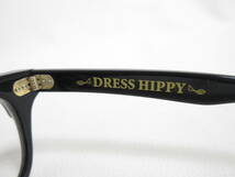 12350◆DRESS HIPPY ドレスヒッピー 黒フレーム メガネ/眼鏡 中古 USED_画像5