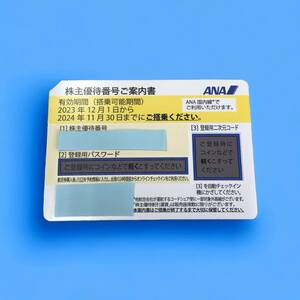 24K033 ANA 全日空 株主優待券 1枚 有効期限2024年11月30日