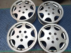 Porsche 911 964 genuine wheels 16 inch 6J 8J set of 4 used ポルシェ 純正ホイール 4本セット 中古 