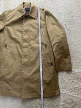 【中古・送料無料】B:MING LIFE STORE BY BEAMS BEAMS 春物ステンカラーコート 色:カーキ サイズ:XL _画像9