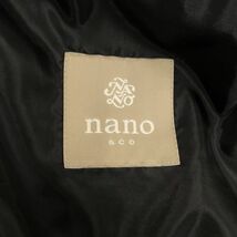 ナノアンドコー フード ダウンジャケット L グリーン nano&co ナノユニバース メンズ 240122_画像7