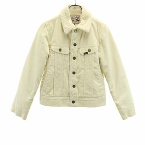 Lee Corduroy Jacket S White Lee Bore Storm Rider Ladies 240126