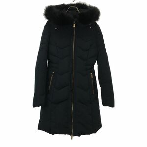 ザラベーシック 長袖 ダウンコート M ブラック ZARA BASIC レディース 240128