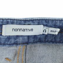 ノンネイティブ 日本製 クロップド デニムパンツ 0 nonnative ジーパン メンズ 240124_画像8