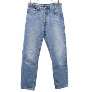 リーバイス 501 ストレート デニムパンツ W25 ブルー LEVI’S ビッグE ジーンズ ボタンフライ レディース 240111