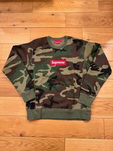  Supreme Box Logo Crewneck camouflage M シュプリーム ボックスロゴ　カモフラ　クルーネック