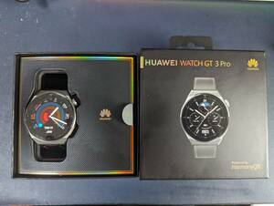 【中古・本体傷なし】HUAWEI WATCH GT 3 Pro 46mm スマートウォッチ クラシックモデル iOS・Andriod対応／純正バンド欠品