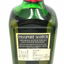 未開栓　PASSPORT パスポート スコッチウイスキー 750ml 木箱入り ウイスキー特級 古酒 お酒 アルコール fe ABE_画像6