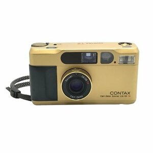 Contax コンタックス T2 ゴールド GOLD Carl Zeiss Sonnar 38ｍｍ F2.8 T コンパクト フィルムカメラ ケース付 通電確認済 カメラ fe ABB1