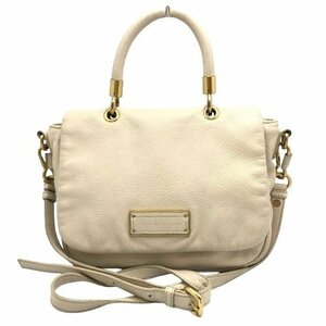 MARC BY MARC JACOBS マーク バイ マーク ジェイコブス ショルダーバッグ 斜め掛けバッグ オフホワイト系 保存袋付き MB fe ABH